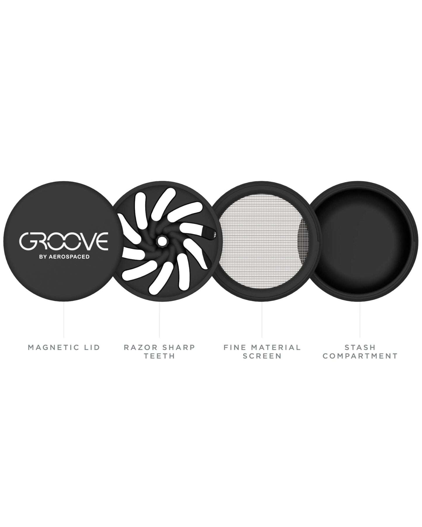 Groove 4-Piece Grinder