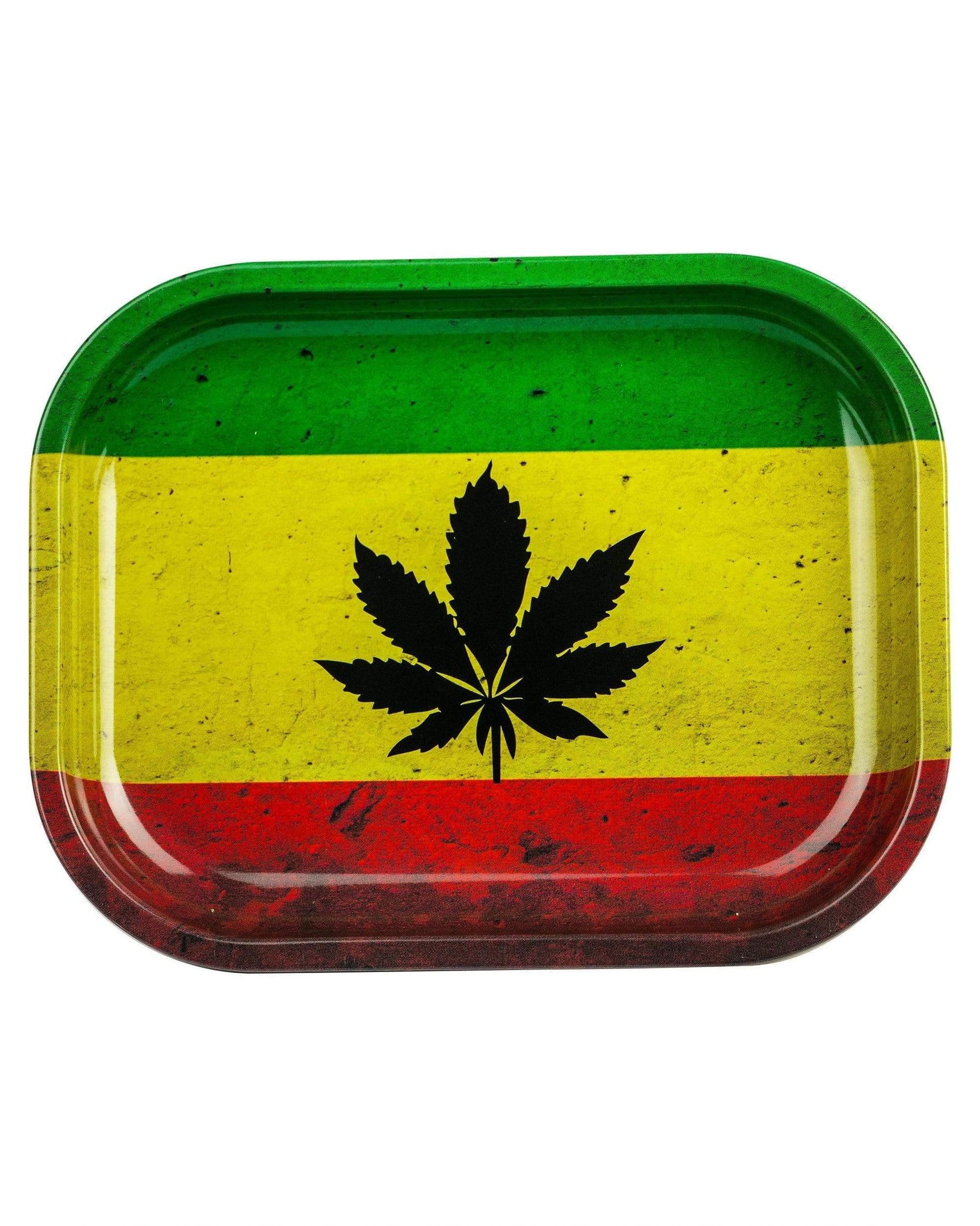 Rasta Maple Leaf Tray