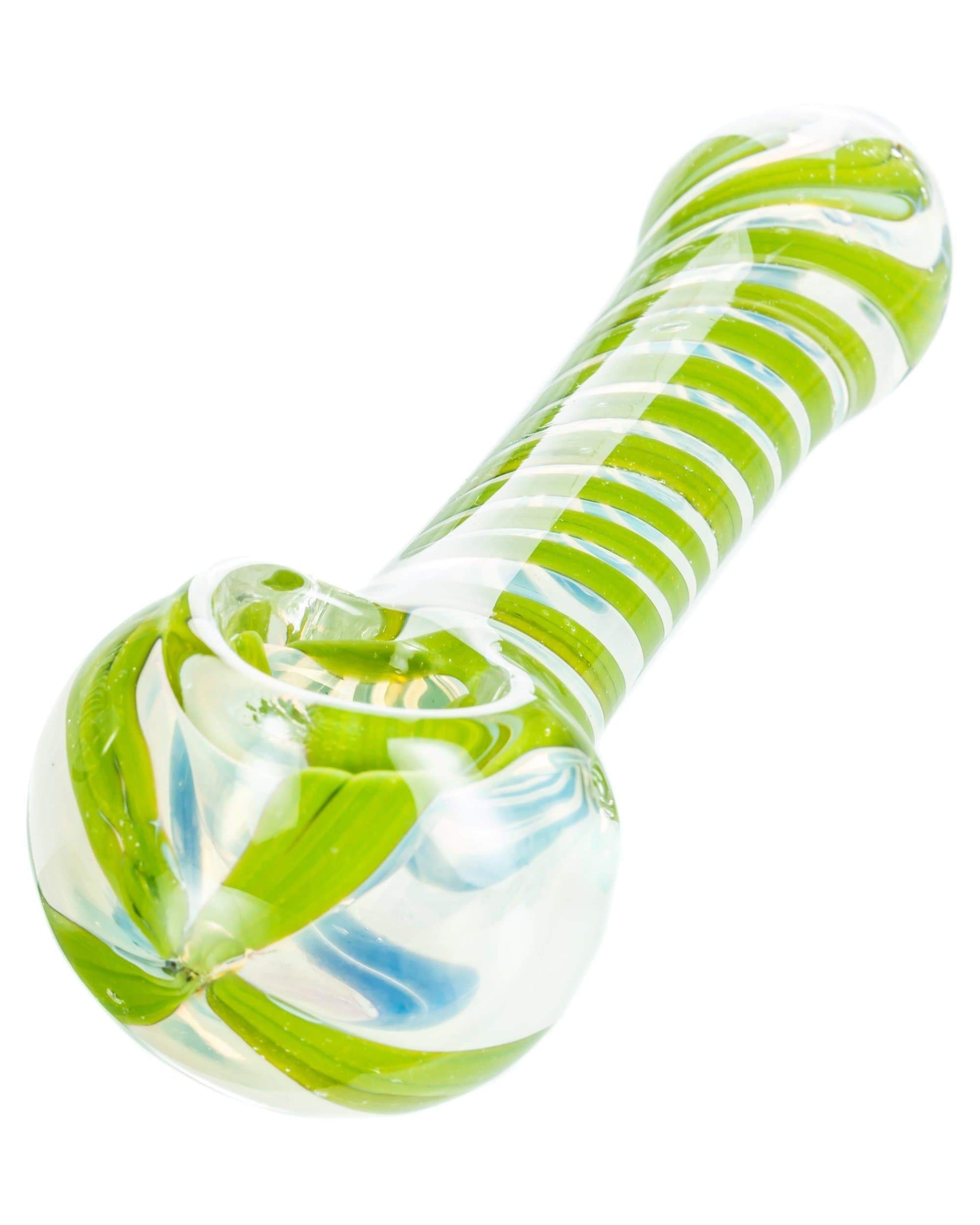 Green Swirled Hand Pipe