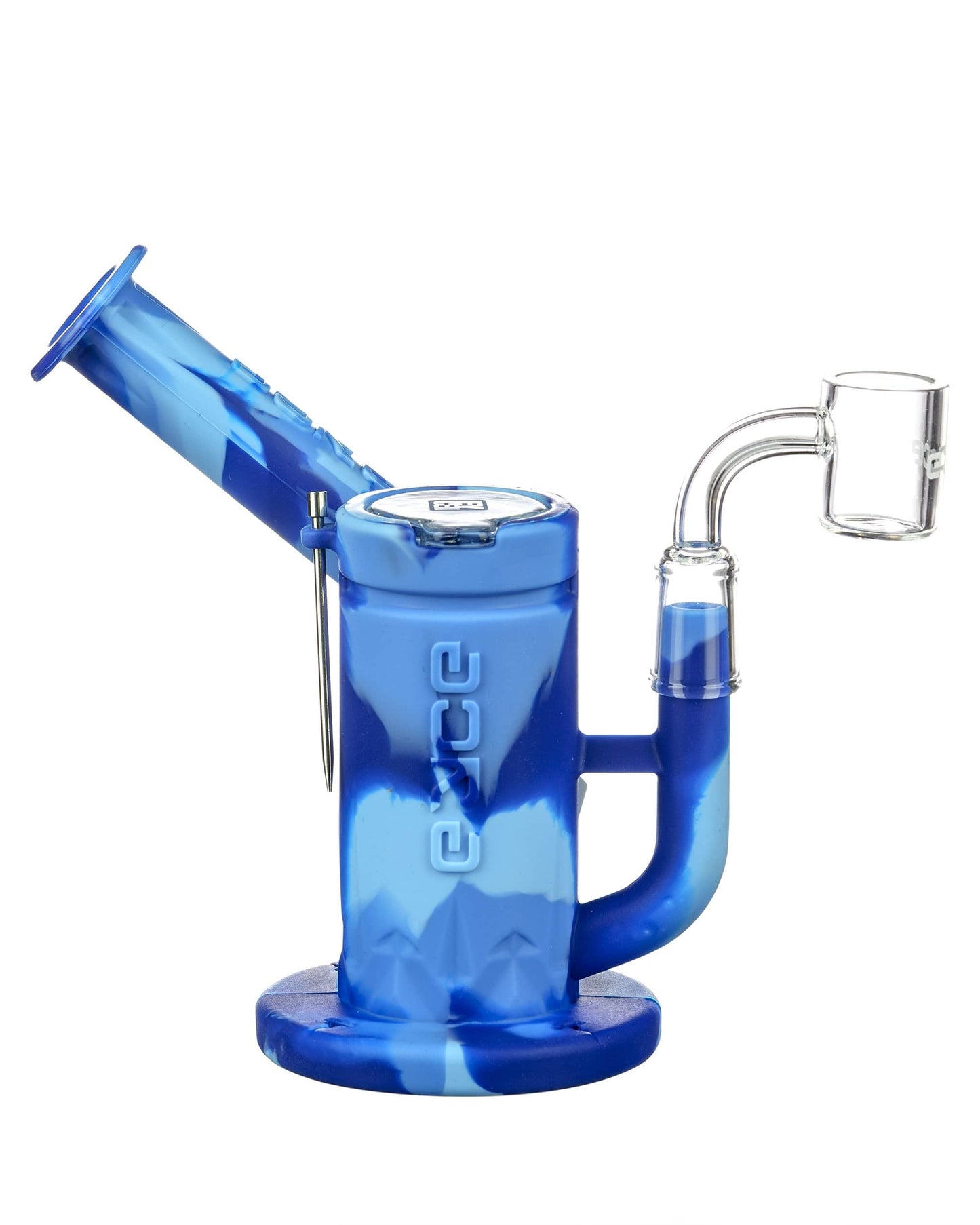 Eyce Sidecar Silicone Rig Marble Blue