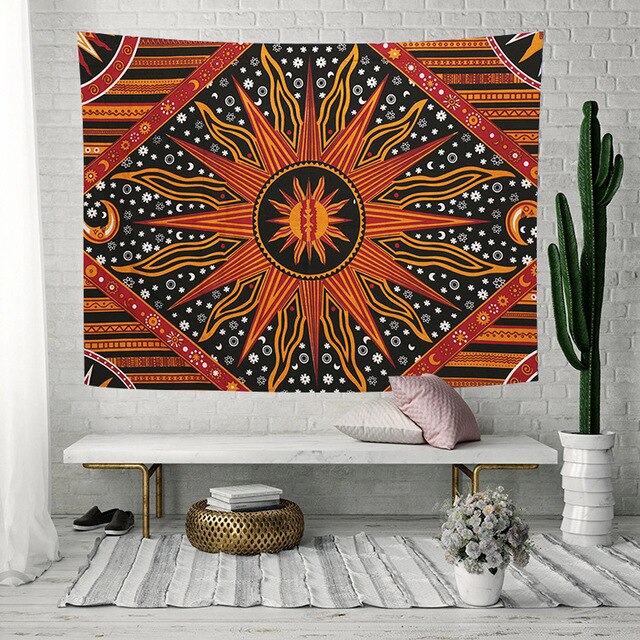 Simsant Black White Leaf Tapestry White Rasta Marijuana Leaf Art Wall Hanging Tapestries for Living Room Home Dorm Decor