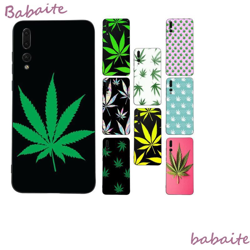 plant leaves Cannabis leaf  Phone Case Hull For Huawei Mate 30 Pro P20 P30 P40 pro lite Y7 Y6 2019 for Honor 8X 8A 10 20lite 10i