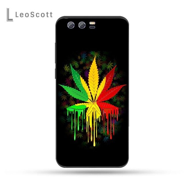 Weed Cannabis Smoking weeds Soft Phone Case Capa For Huawei Honor view 7a5.45inch 7c5.7inch 8x 8a 8c 9 9x 10 20 10i 20i lite pro