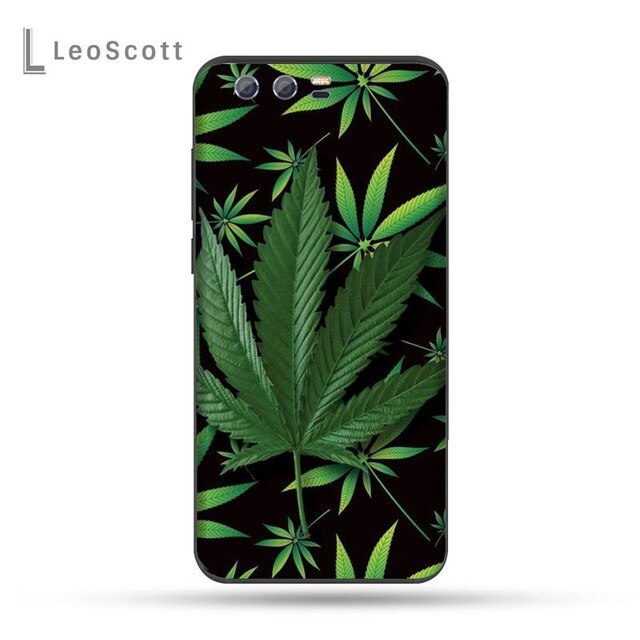 Weed Cannabis Smoking weeds Soft Phone Case Capa For Huawei Honor view 7a5.45inch 7c5.7inch 8x 8a 8c 9 9x 10 20 10i 20i lite pro