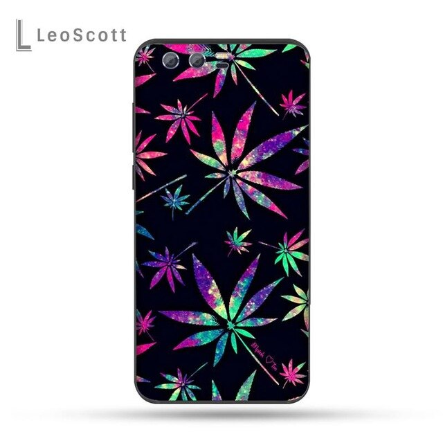 Weed Cannabis Smoking weeds Soft Phone Case Capa For Huawei Honor view 7a5.45inch 7c5.7inch 8x 8a 8c 9 9x 10 20 10i 20i lite pro