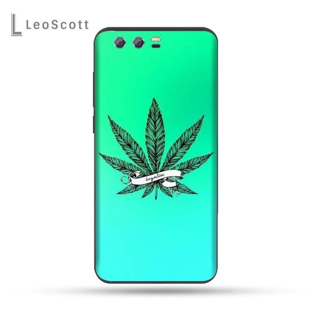 Weed Cannabis Smoking weeds Soft Phone Case Capa For Huawei Honor view 7a5.45inch 7c5.7inch 8x 8a 8c 9 9x 10 20 10i 20i lite pro