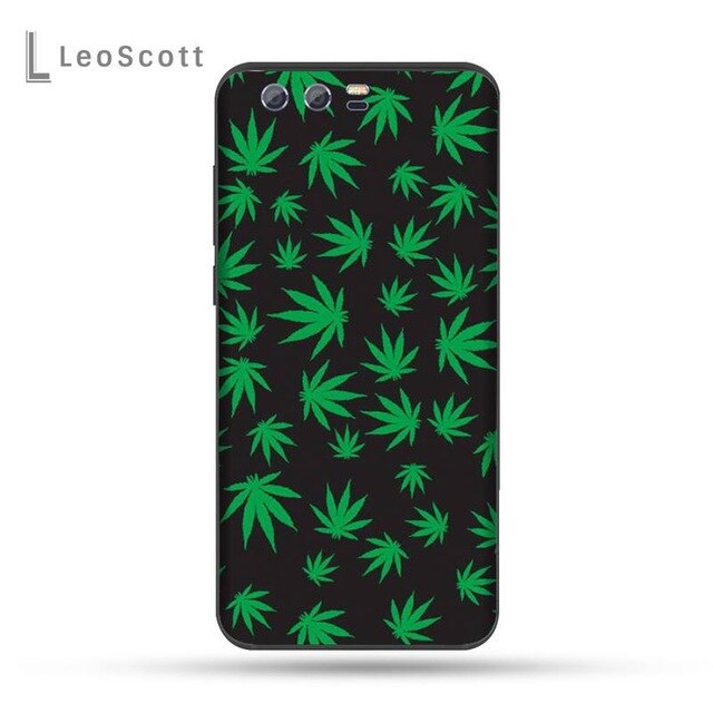 Weed Cannabis Smoking weeds Soft Phone Case Capa For Huawei Honor view 7a5.45inch 7c5.7inch 8x 8a 8c 9 9x 10 20 10i 20i lite pro