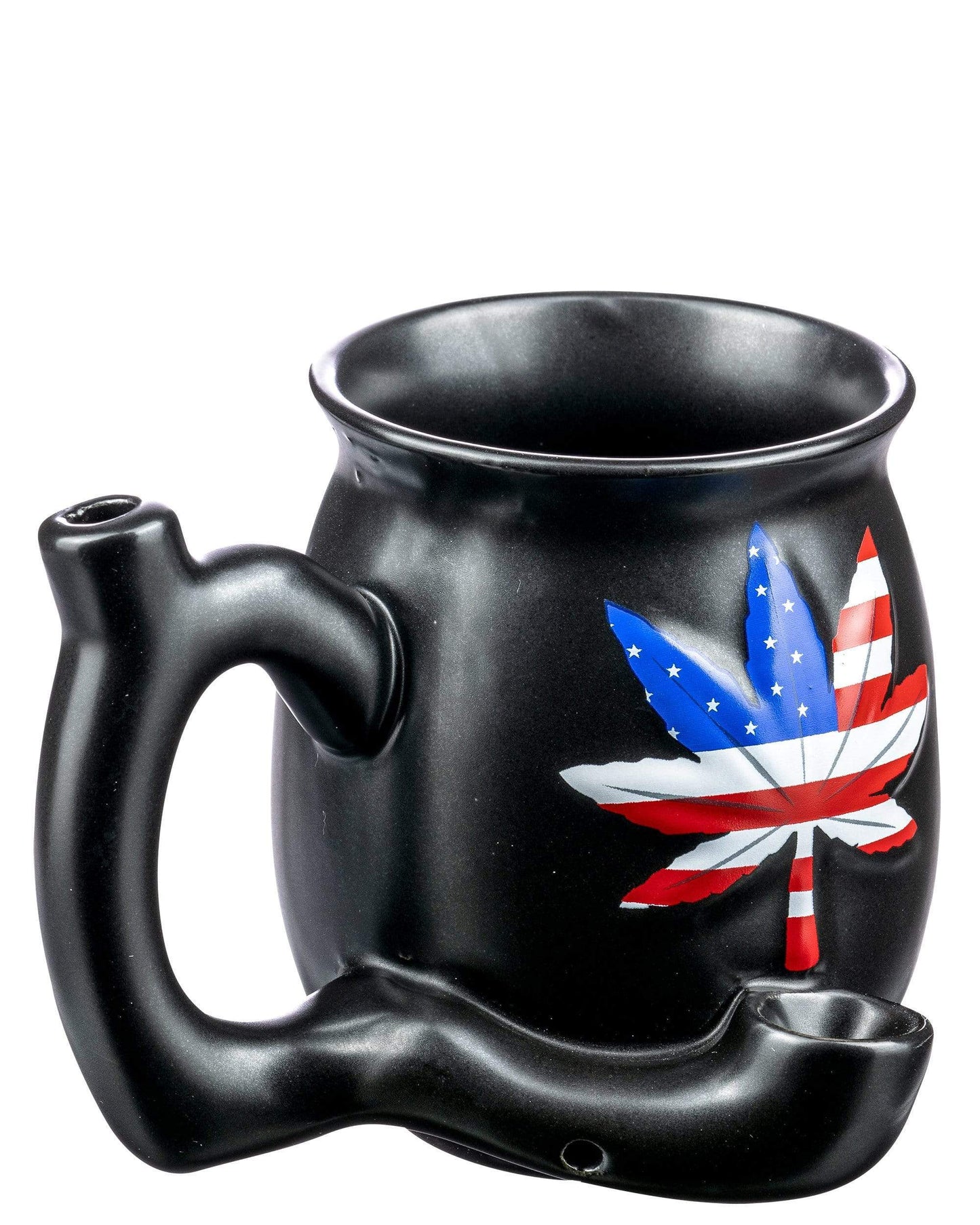 Roast & Toast Cannabis Leaf Pipe Mug