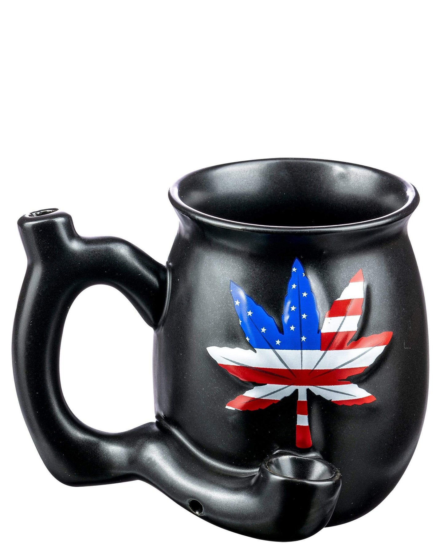 Roast & Toast Cannabis Leaf Pipe Mug